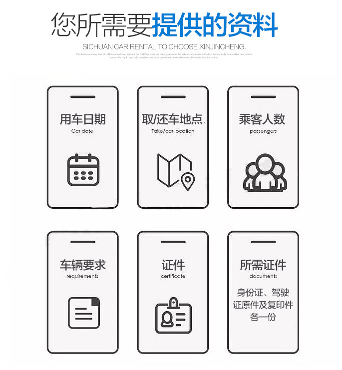 成都租車(chē)流程